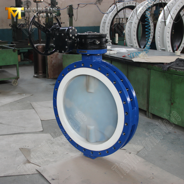 PTFE -stoel PFA gecoate schijf vlinderkleppen | Ultra-bure corrosie verdediging