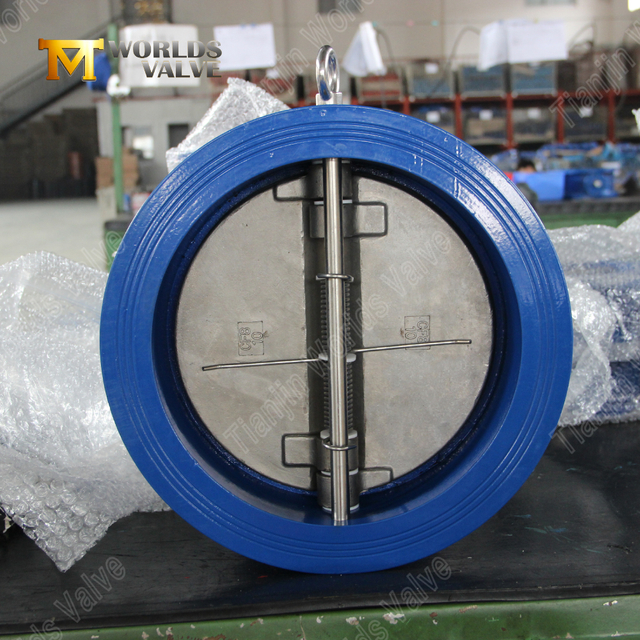 Roestvrij staal Dubbele schijf Wafer Type Non-Return Falp | Nul-lekkage terugstroompreventie