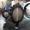 EPDM -stoelvlinderklep met CF8M -schijf | LUG Type industriële kwaliteit oplossing