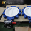 LUG Type PTFE -stoel- en schijfvlinderkleppen met wormwiel