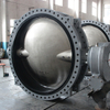 Big Size Dubbel Flens Butterfly Valve met Ali Bronze Disc