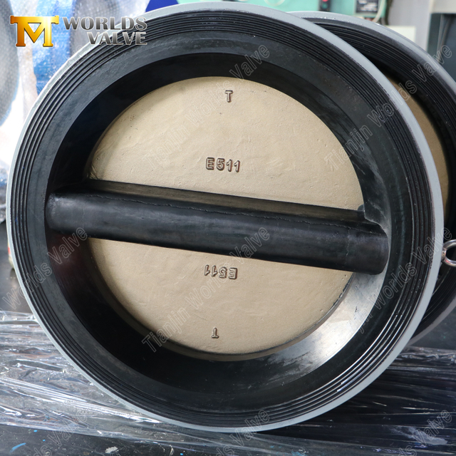 Aluminium bronzen schijf dubbele plaat wafer terugslagklep