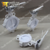 PTFE Split Body Wafer Butterfly Valve voor de chemische industrie