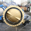 Aluminium Brons Dubbele Flens Butterfly Valve voor zeewater