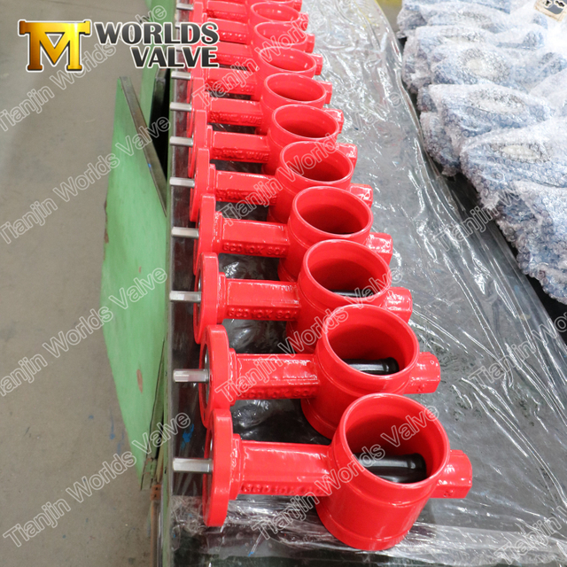 EPDM Rubber Coating Schijf Groef Vlinderklep PN10 PN16