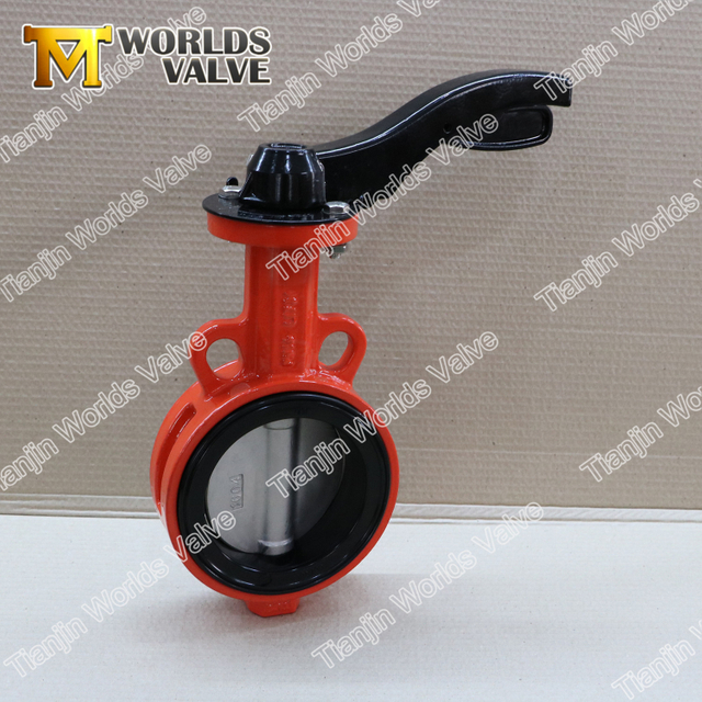 Aluminium hendel Penstock rubberen zitting vlinderklep