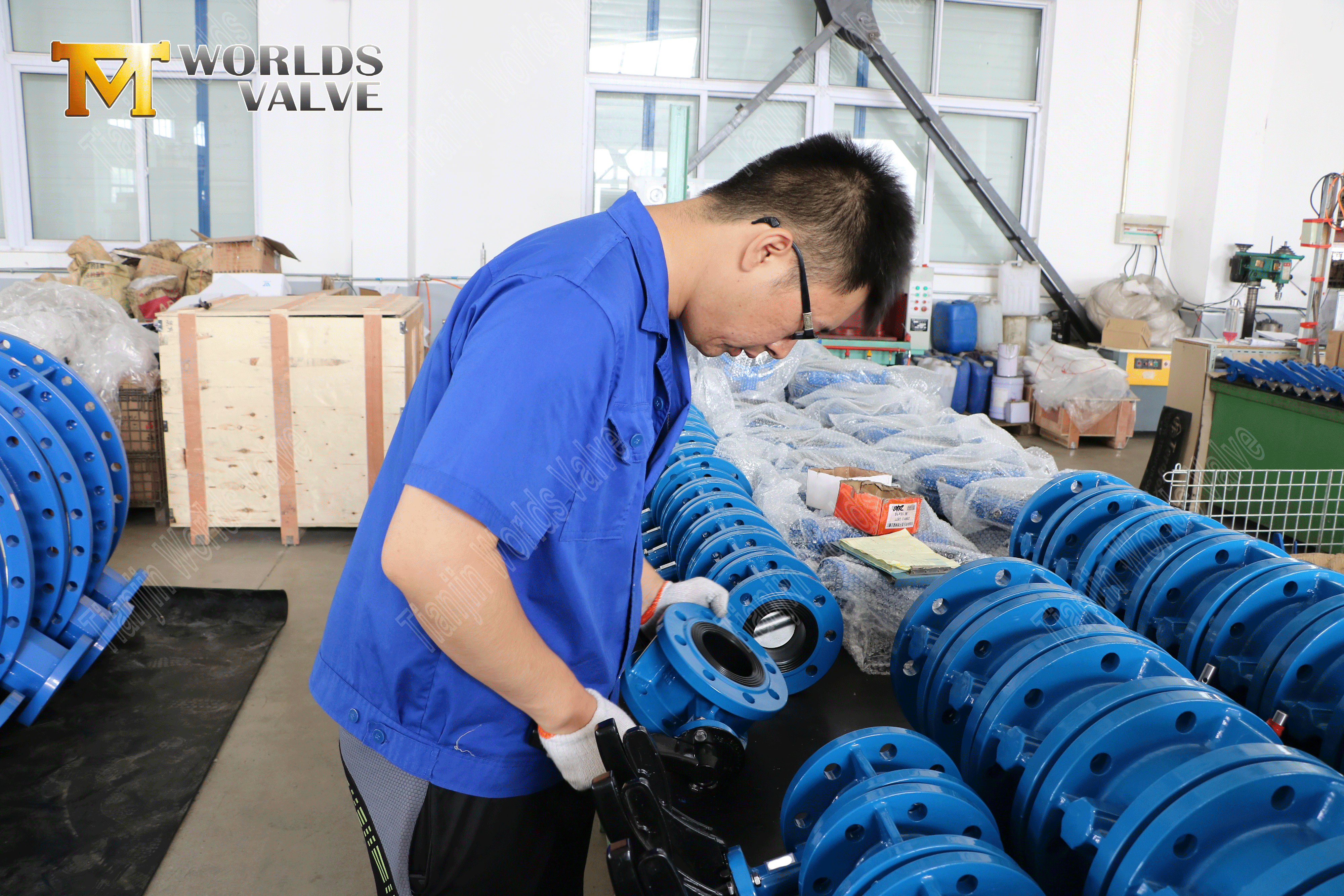 Concentrisch-gevulkaniseerd-stoel-butterfly-klep-met-aluminium-hand-lever- (4)