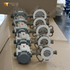PTFE gevoerde vlinderklep met gepolijste schijf en pneumatische actuator