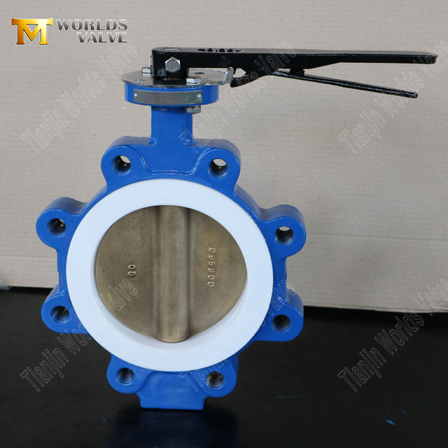 Butterfly -klepfabrikanten - PTFE gevoerde gebladerde en tikte vlinderklep