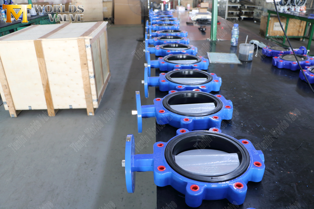 Concentrische vlinderklep Leveranciers - Lug -type vlinderklep met EPDM -stoel