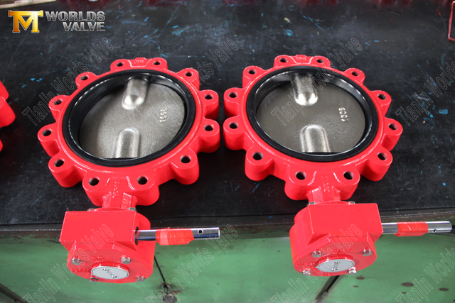 China Lug Butterfly Valve fabrikanten-concentrische vlinderklep met hendelgreep