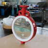 Split-body PTFE-zitting Wafer-vlinderklep met CF8M-schijf