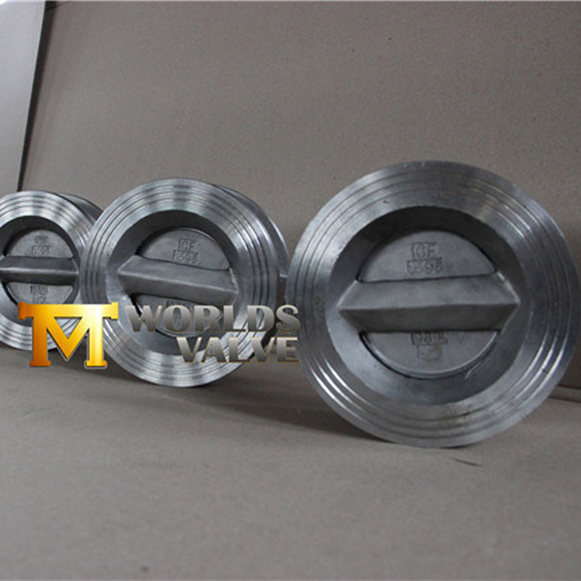 SS A351 CF8M roestvrijstalen wafelkleppen