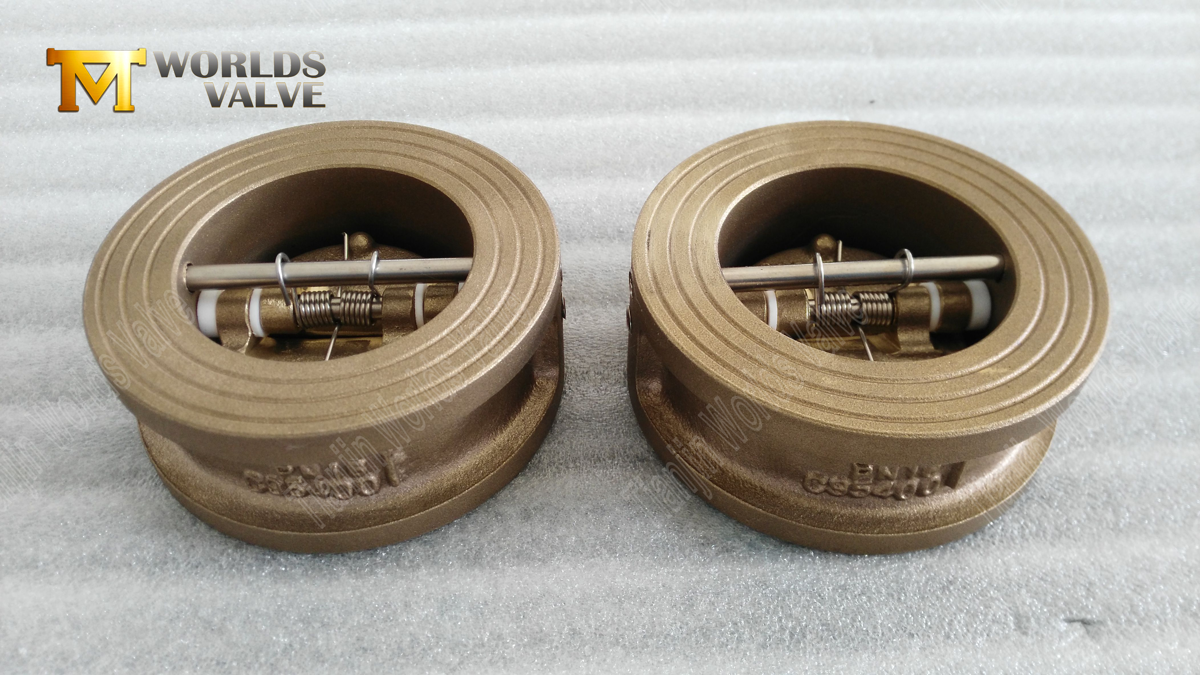 Hoge afdichtingsprestaties Aluminium Bronze dubbele plaatcontroleklep-3