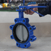 Lug Butterfly Valve Leverancier - vlinderklep met veerkrachtige rubberen stoel en versnellingsbak