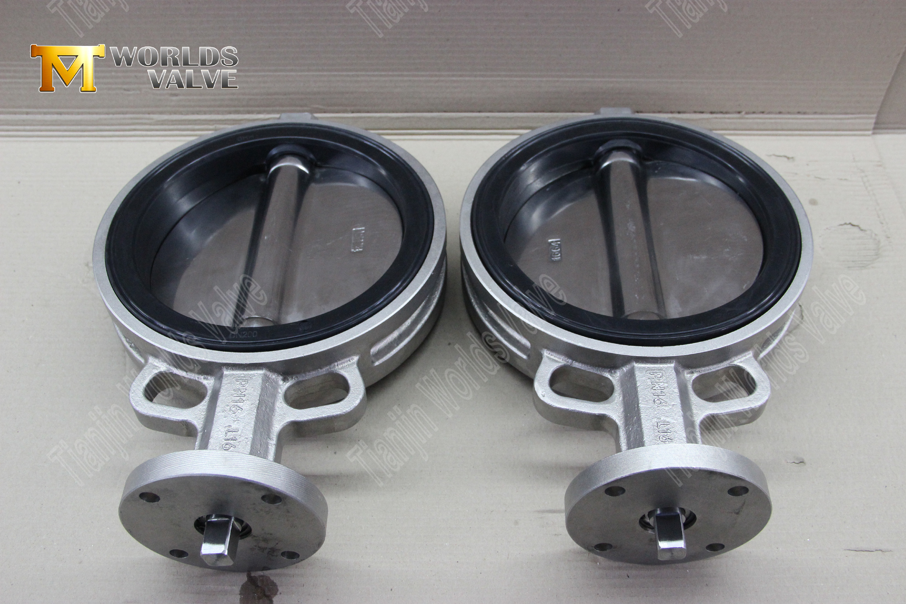 Wafer type vlinderklep met roestvrijstalen kleplichaam & disc-2 (3)