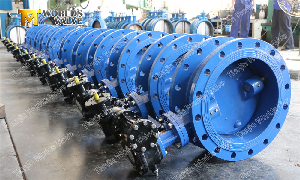 3 A536 A395 GJS400 GJS500 GGG40 GGG0 DUCTILE IJzeren excentrieke vlinderklep