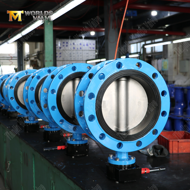 China Butterfly Valve fabrikant - Ductiele ijzeren lichaam en duplex roestvrijstalen schijf
