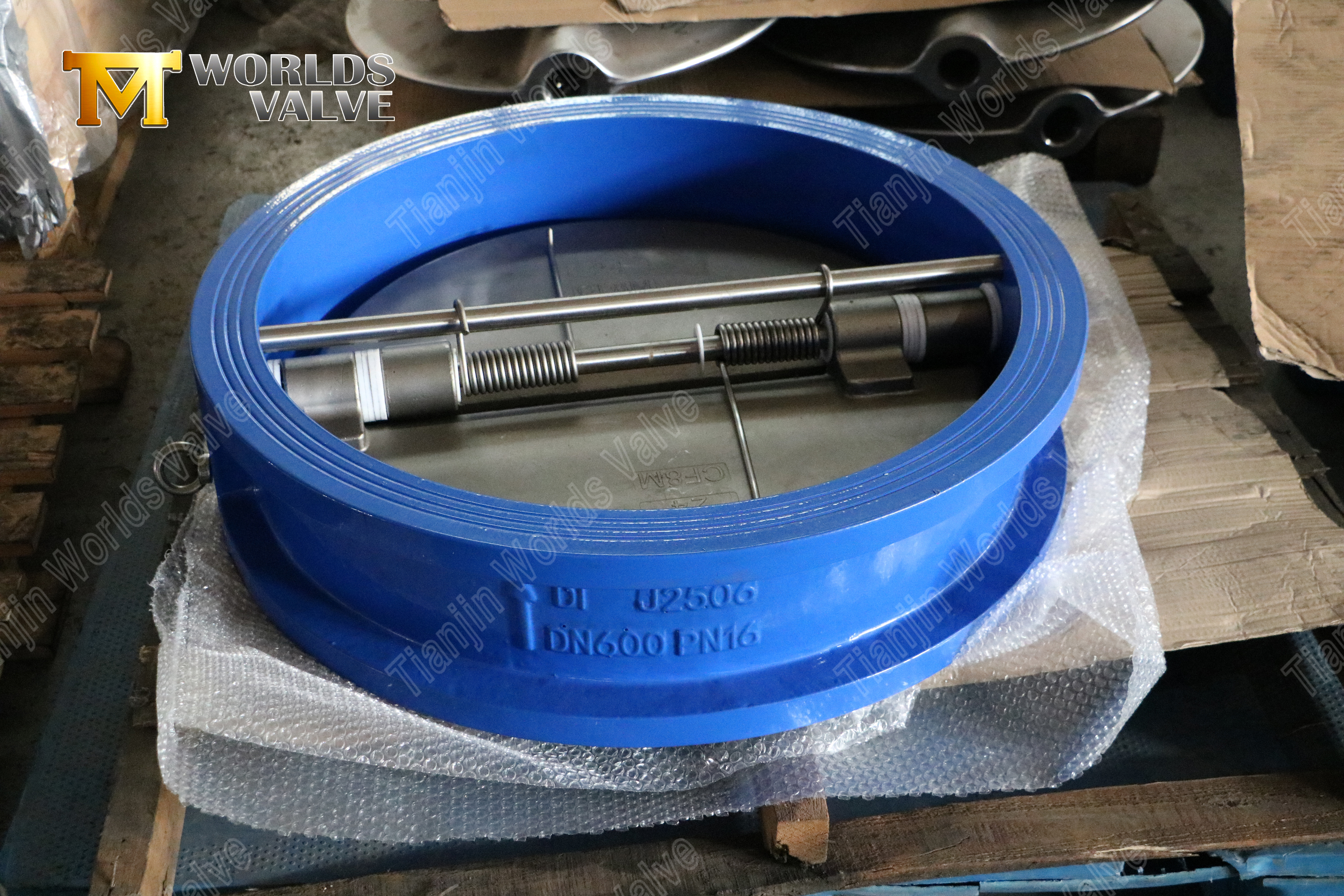 Roestvrij staal dubbele schijf wafel type niet-return klep nul-lekkage terugstroom preventie-1 (3)