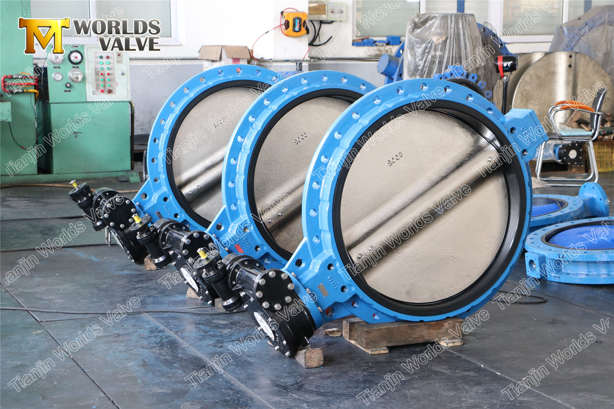 2 Single Flange Type Concentrische Vlinderklep