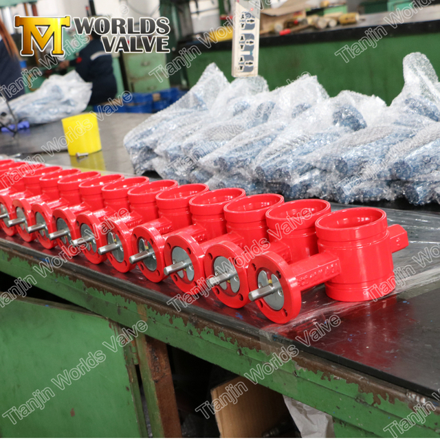 China Butterfly Valve Leverancier-Grooved End Butterfly-kleppen voor brandbeveiliging
