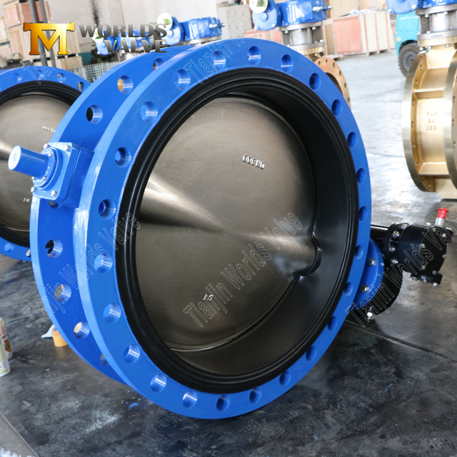 Awwa c504 rubberzittende vlinderventiel met di schijf
