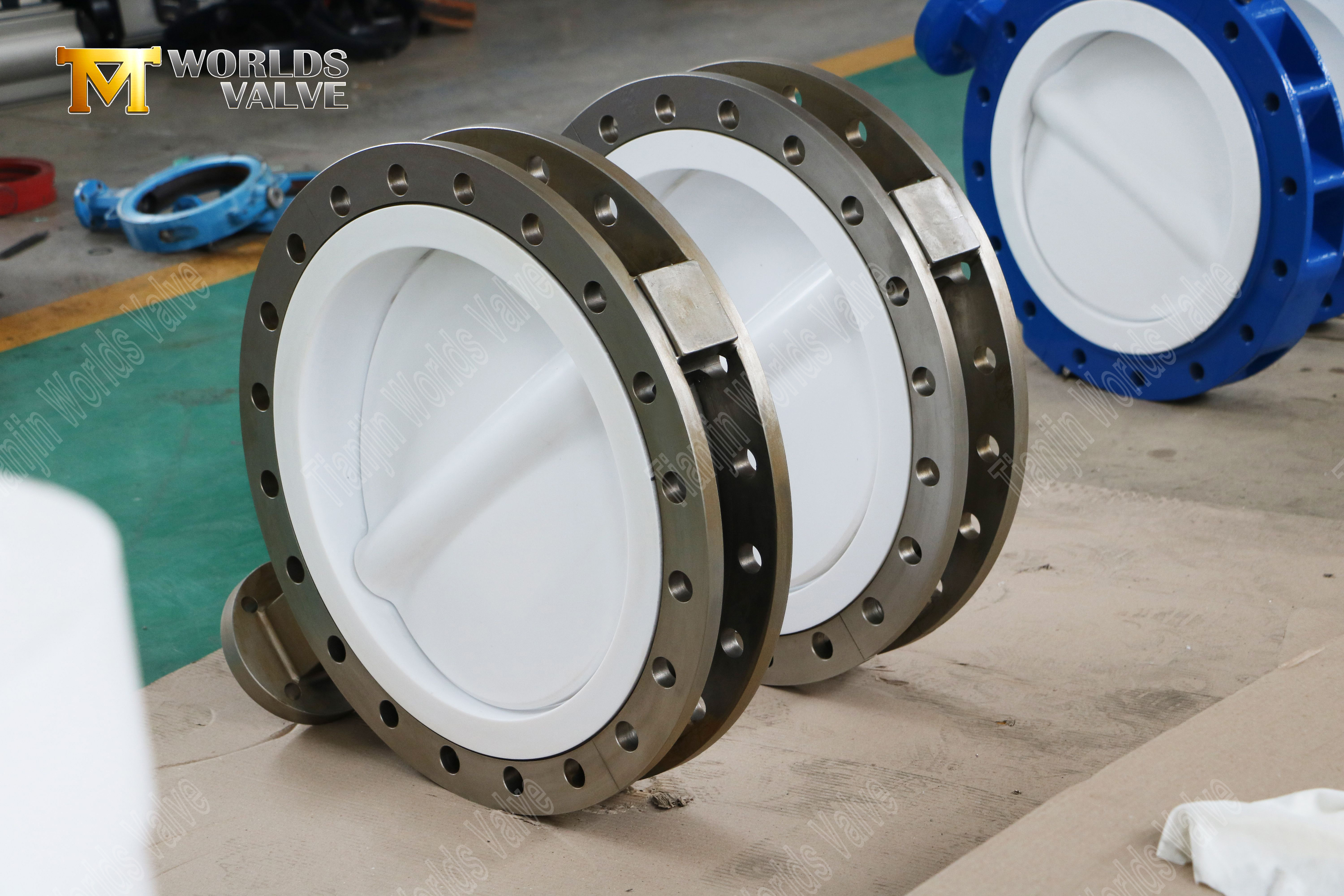 CF8M Split Body Butterfly-klep met PTFE Disc & Seat-3 (2)