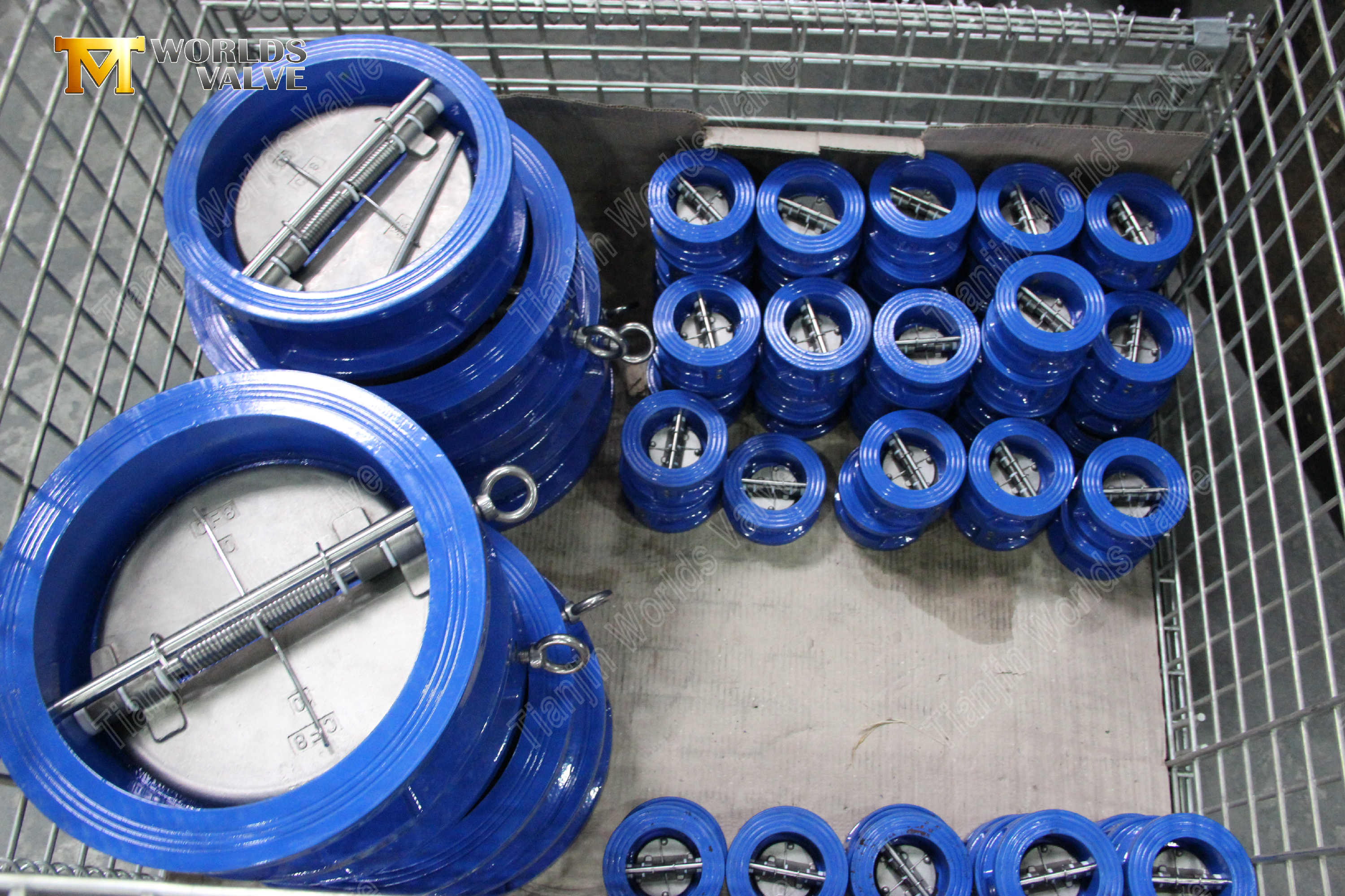 24-DN600-GGG40-Body-CF8M-Disc-Dual-Plate-Wafer-terugslagklep-PN10--Betrouwbare klepleverancier-5