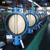 Onderhoudsvriendelijke wafer-vlinderklep: vervangbare EPDM-zitting en DI-schijf (met hendelbediening)