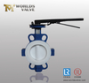 PTFE Split Body Wafer Butterfly Valve voor de chemische industrie