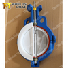 PTFE Split Body Wafer Butterfly Valve voor de chemische industrie