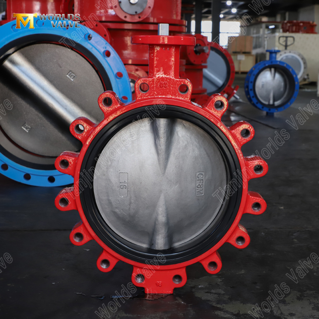 Lug-type vlinderklep met vervangbare EPDM-zitting | DI-body CF8M-schijf | OEM-leverancier