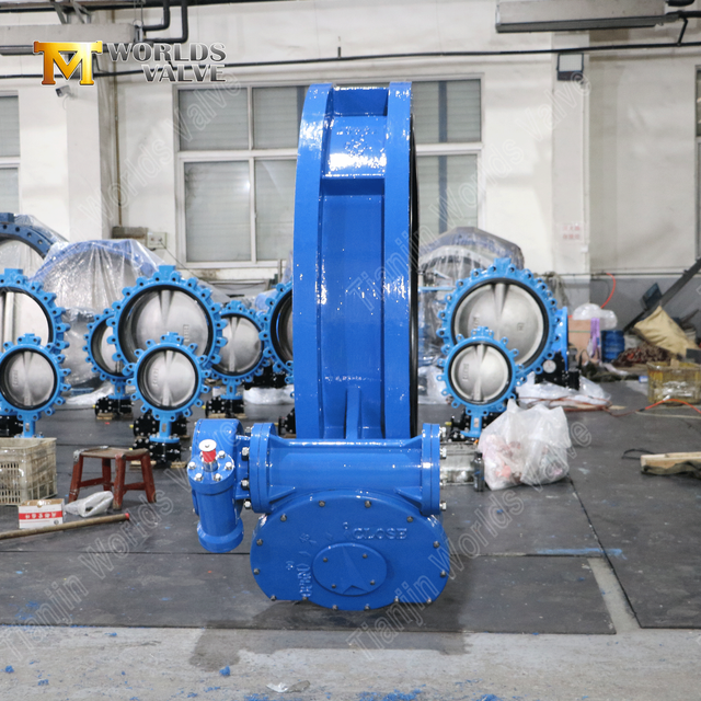 Waterbehandeling U-type vlinderklep | Nylon 11 gecoate schijf | WRAS-goedgekeurde optie