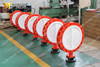 PTFE-voering Disc Wafer Butterfly Valve Split Body voor zware corrosieweerstand: