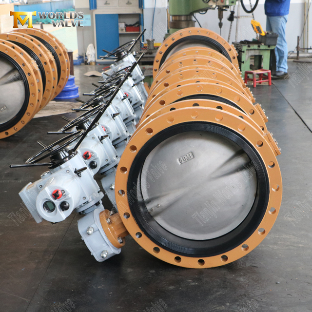 OEM -fabriek voor vlinderklep - elektrische actuator flens type vlinderkleppen