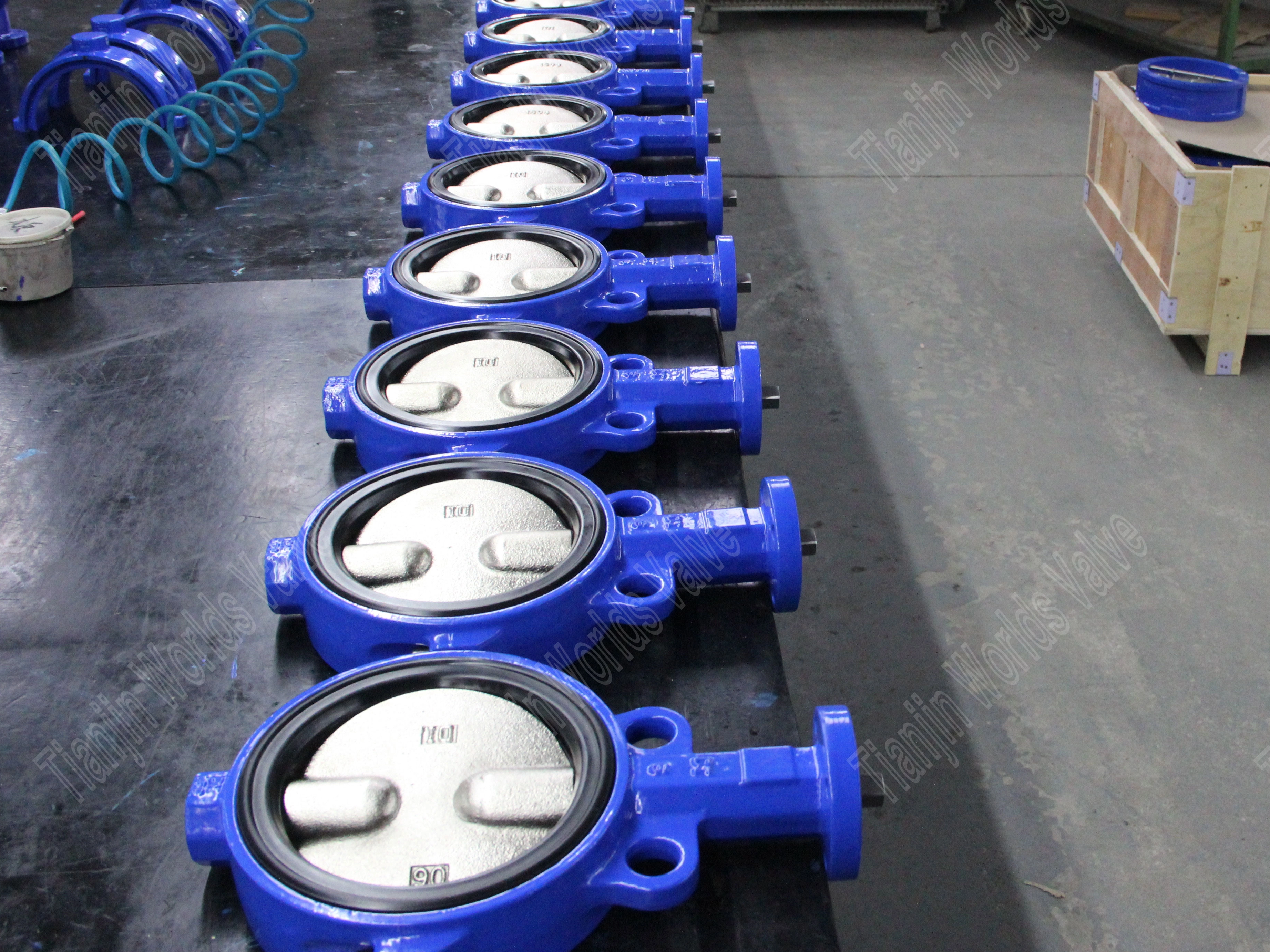 Vlinderklep met pneumatisch werkingsprincipe