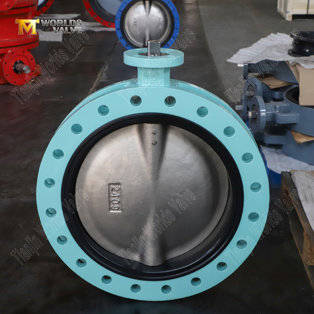 U-vormige vlinderkleppen met AWWA C504 Standard