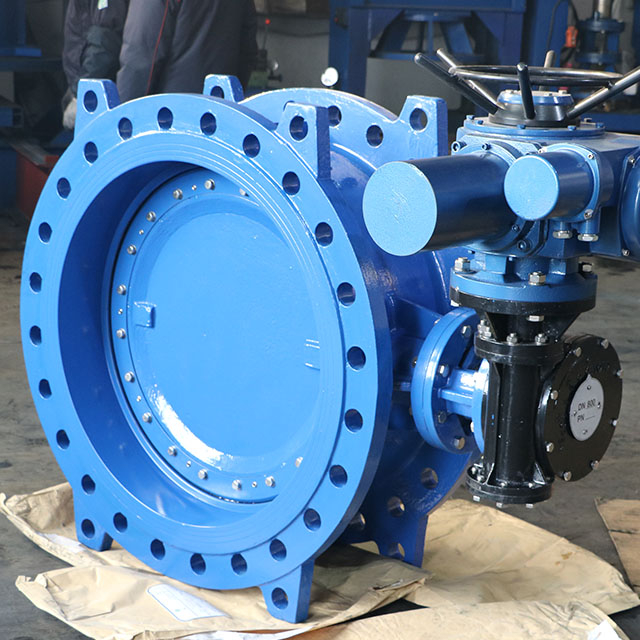 Double Offset Flens Butterfly Valve GGG40 GGG50 DI CI