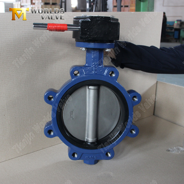 PN16 LUG vlinderklep nodulair gietijzeren behuizing en CF8M schijf | China OEM-klepleverancier