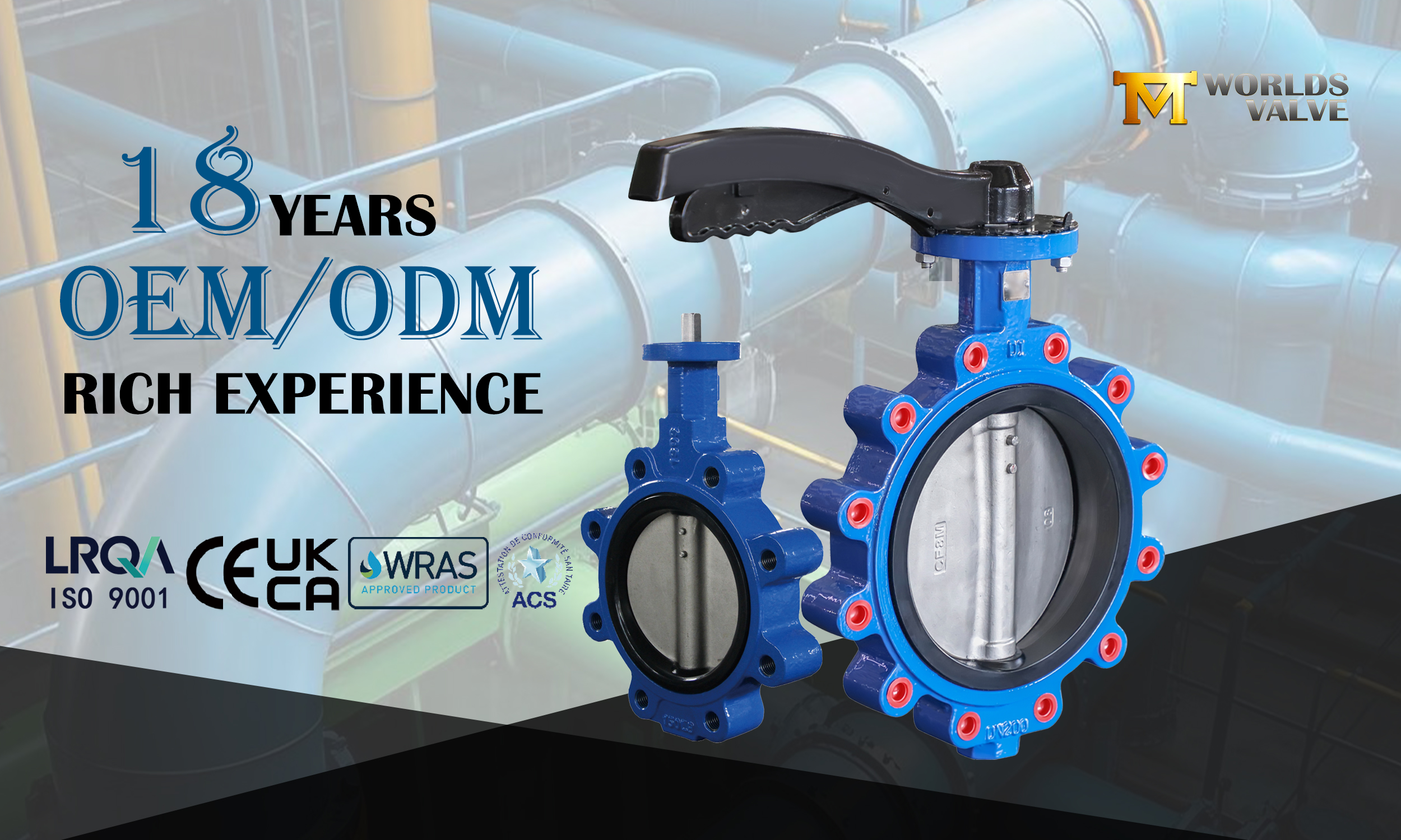 Lug vlinderklep met DI -kleplichaam en roestvrijstalen schijf door China Butterfly Valve Leverancier
