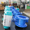 Butterflykleppen met dubbele offset met pneumatische activering | Dubbele flens industriële oplossingen