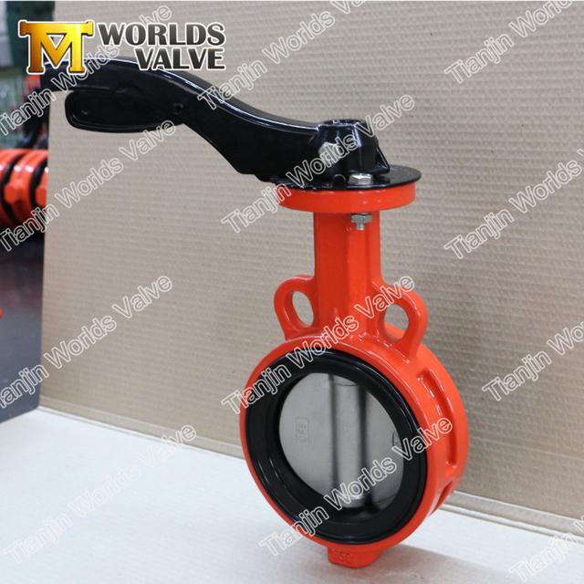 Wafer Type vlinderklep met vervangbare rubberen zitting