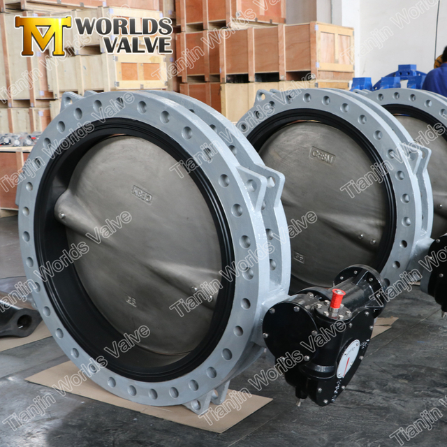 JIS16K JIS20K U-sectie Butterfly met rubberen stoel worm versnellingsbak