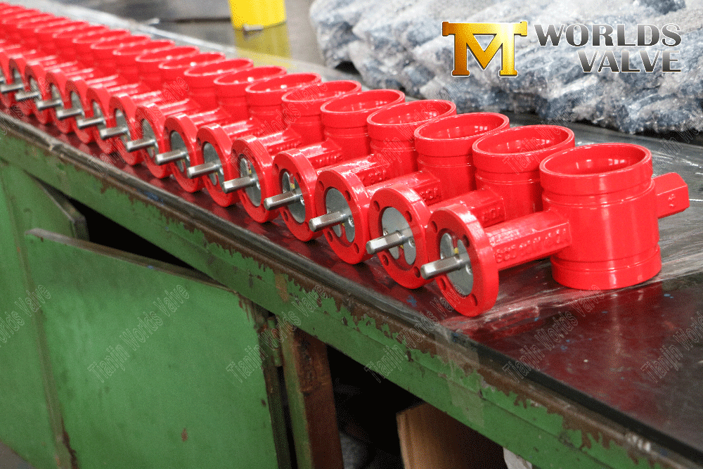 Gegroefde eindvlinderventiel voor brandbeveiliging (3)