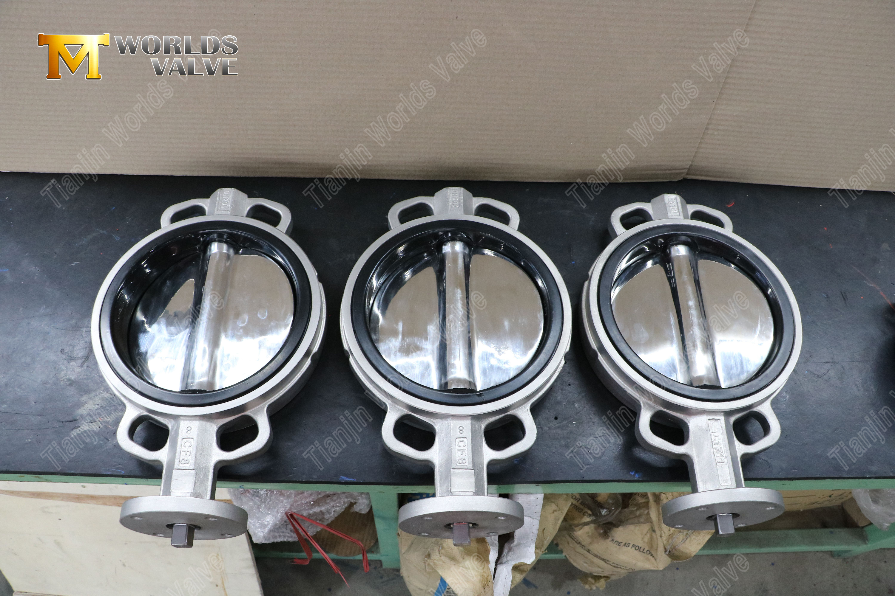 Harde zitting-SS-wafel-vlinderklep-met-polijstschijf--Metaalzitting-hoge-temperatuur-oplossing-7