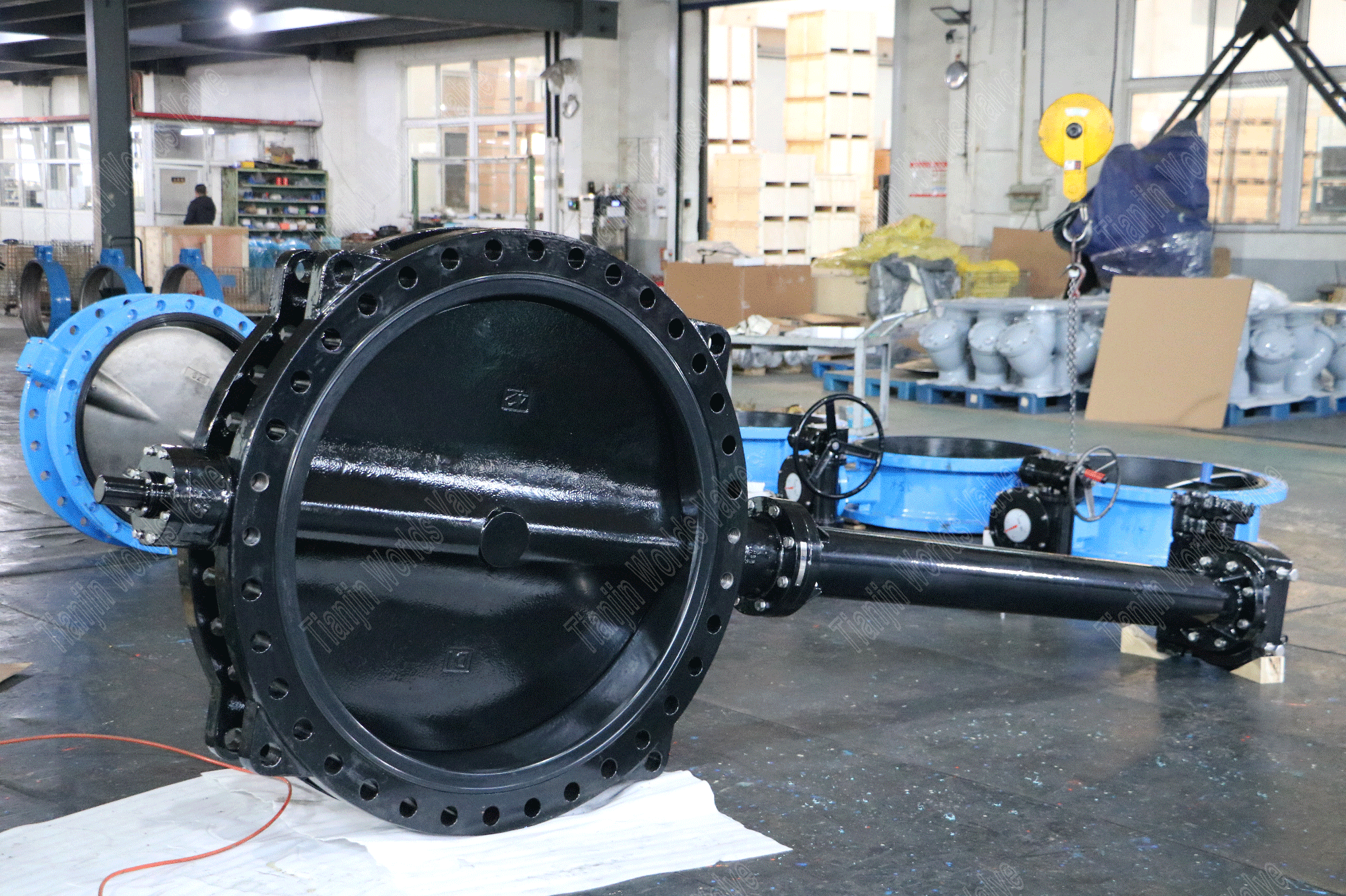 DI DISC met nylon gecoate vlinderklep met verlengingspil (3)