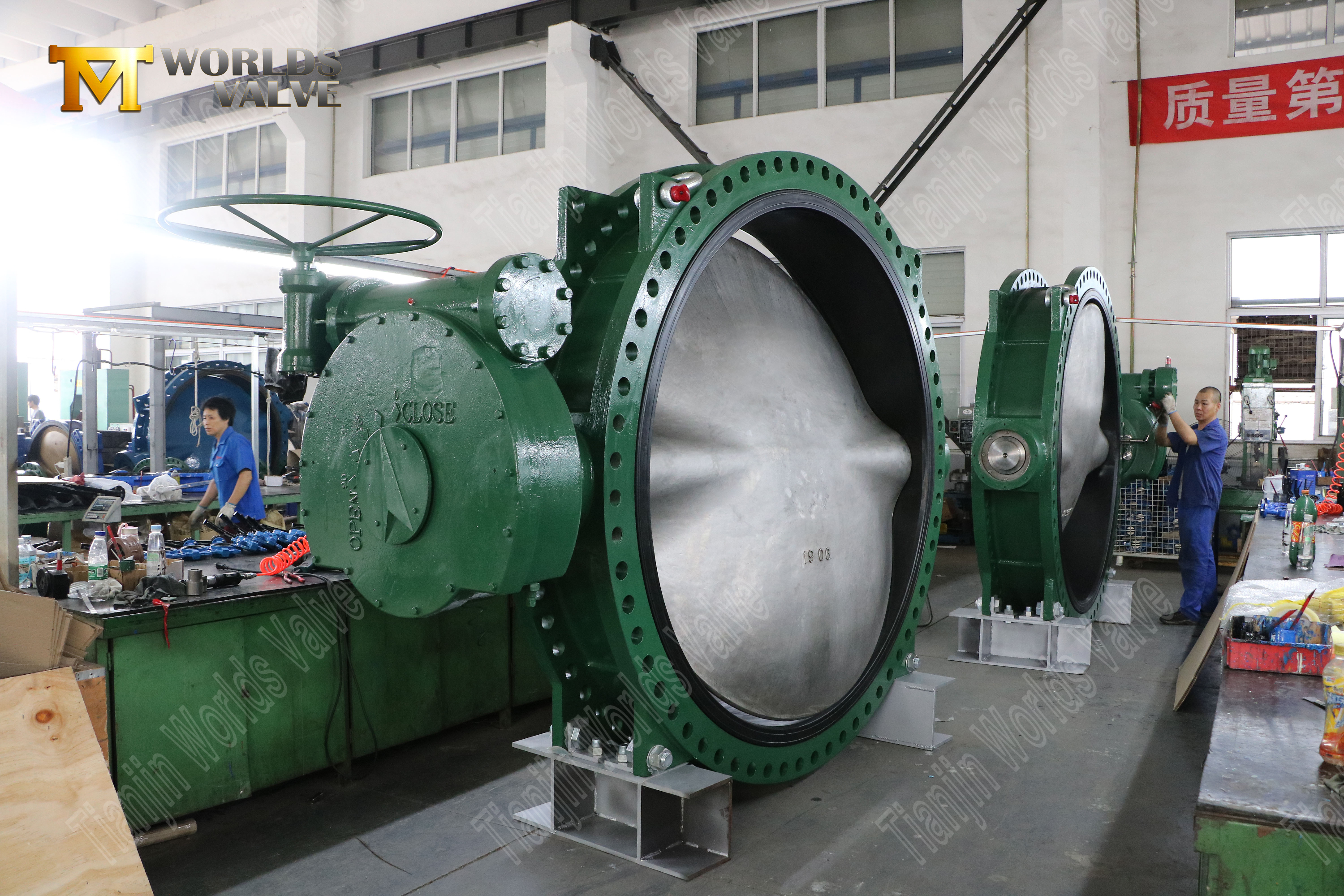 vlinderklep met awwa c504 standaard - concentrische vlinderklepfabrikant -2