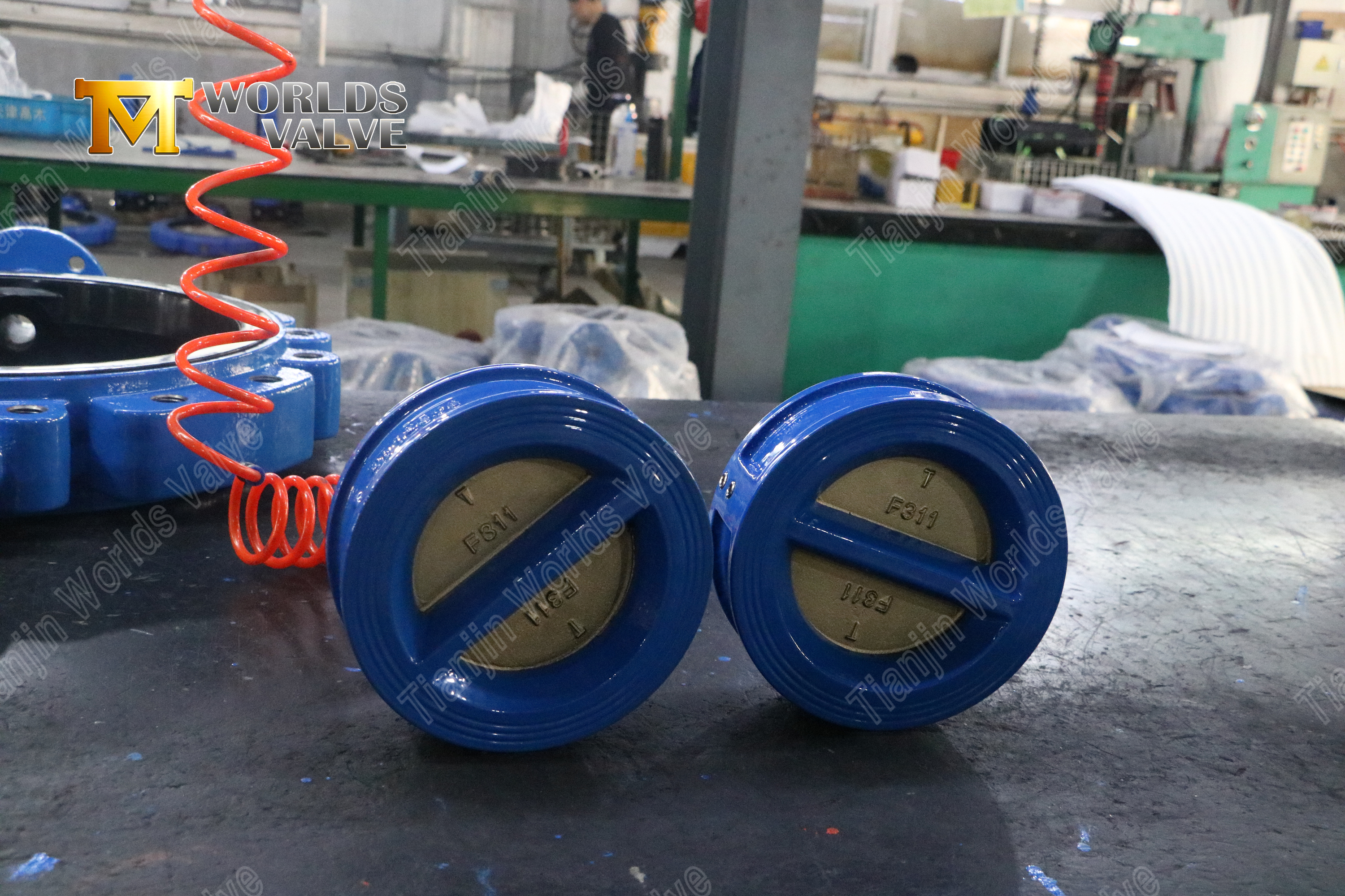 Roestvrij staal dubbele schijf wafel type niet-return klep nul-lekkage terugstroom preventie-1 (2)