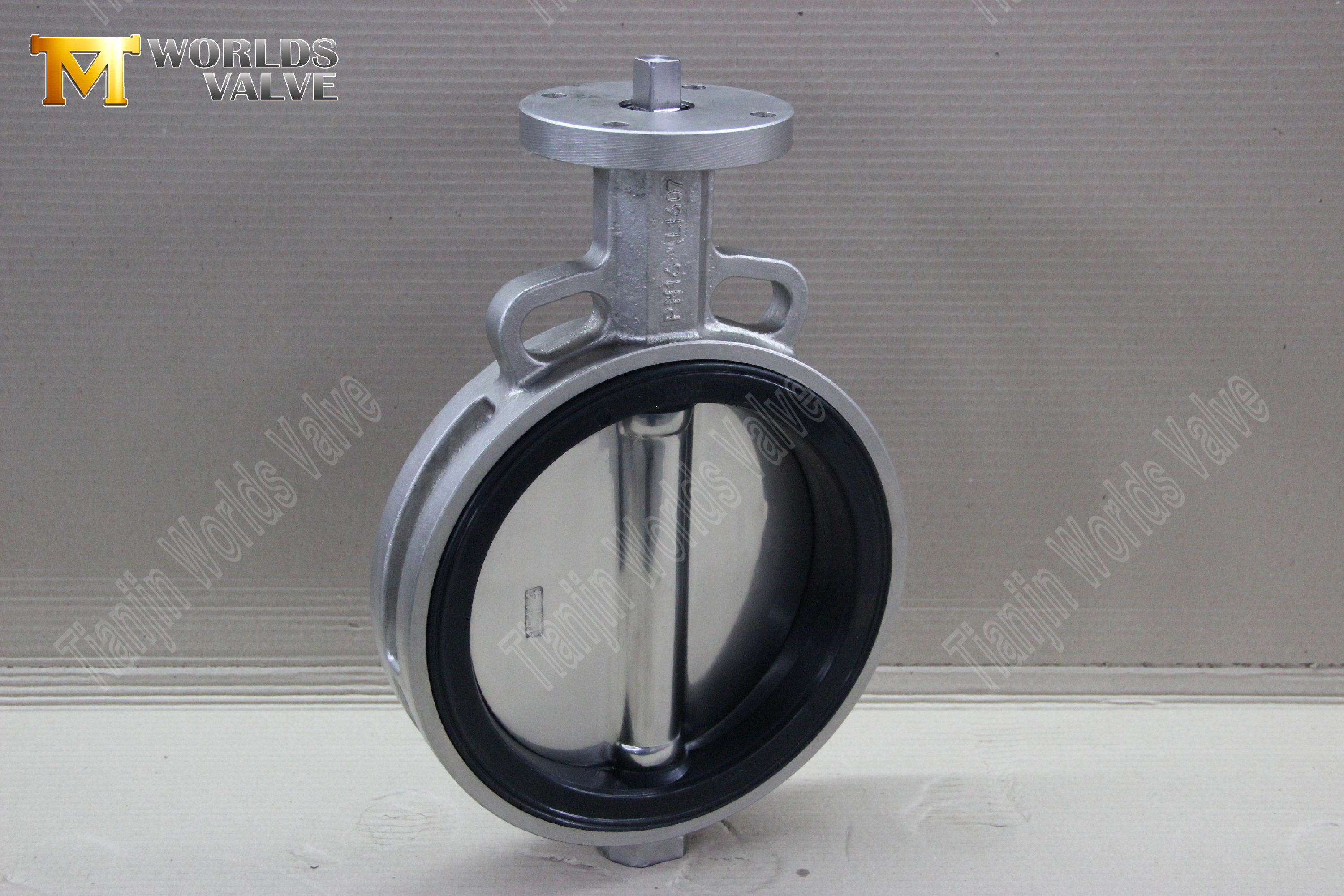 Wafer type vlinderklep met roestvrijstalen kleplichaam & disc-2 (2)