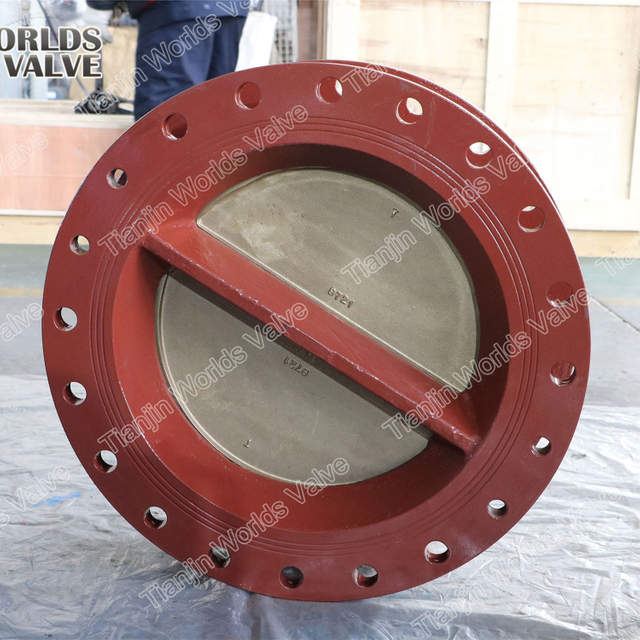 Dubbel geflensde dubbele plaat terugslagkleppen aluminium bronzen schijf